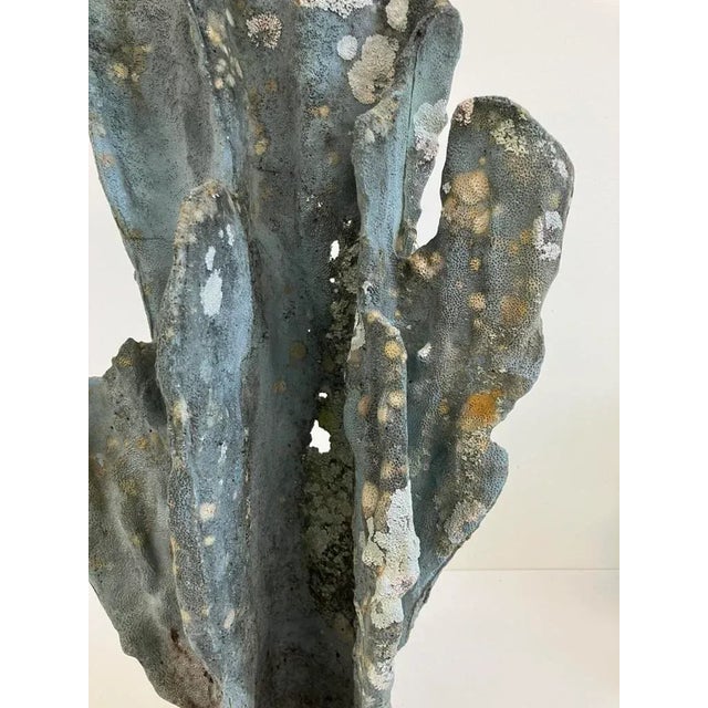 Vintage Abstract Metal Sculpture – Coral Reef Inspired Form For Sale - Image 4 of 6