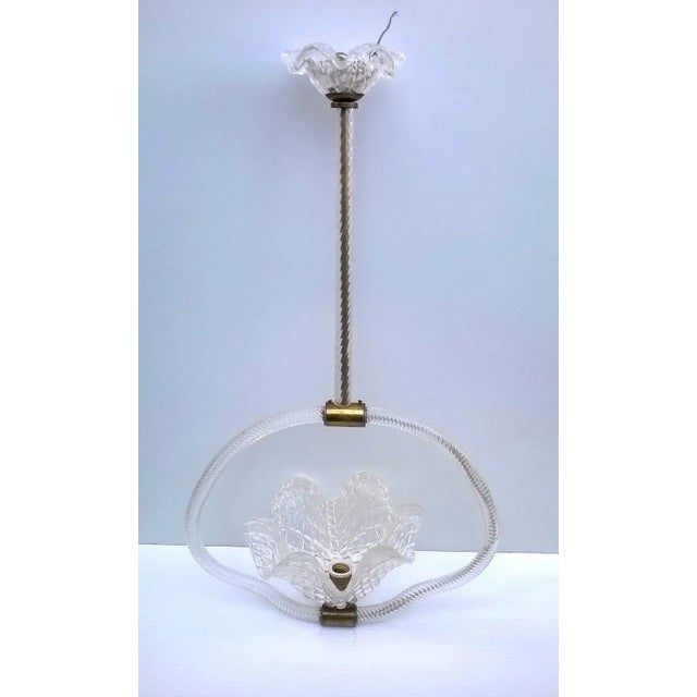Pendant Light by Ercole Barovier for Barovier & Toso, 1940s For Sale - Image 9 of 9
