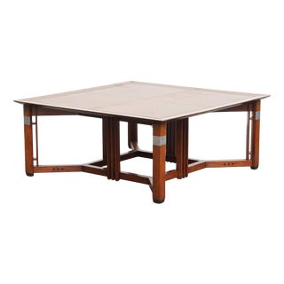Large Art Deco Decoforma Series Square Coffee Table from Schuitema For Sale