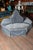 Gray Dark Grey Velvet Bourne, Round Sofa For Sale - Image 8 of 12