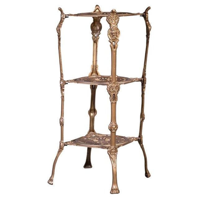 Metal Decorative Metal Pedestal, Italy, 1960s For Sale - Image 7 of 7