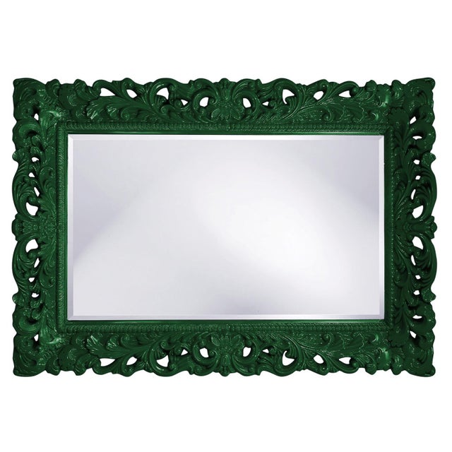 The Barcelona Mirror features an ornate rectangle frame complete with scrolls and flourishes. It is then finished in our...