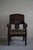 Hand Carved Armchair in Oak & Velvet, 1939 For Sale - Image 11 of 18