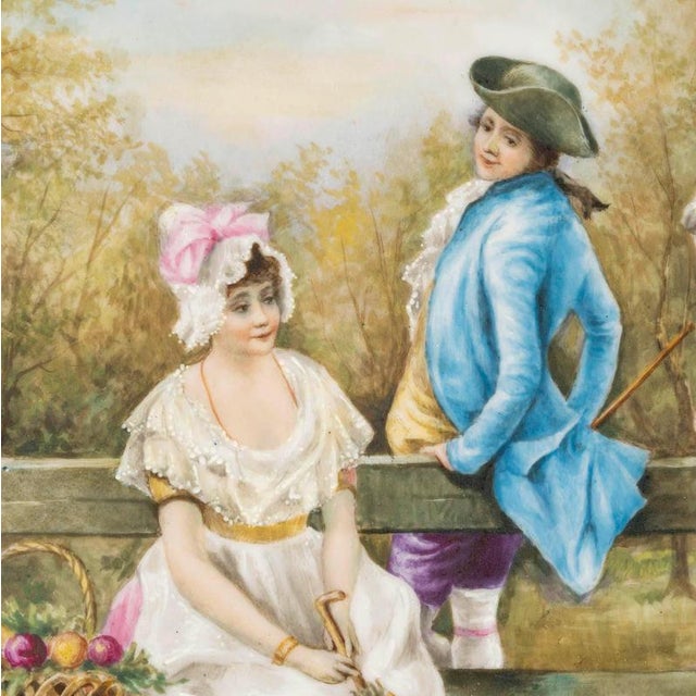 Large 19th Century Porcelain Dishes, Limoges, Set of 2 For Sale - Image 3 of 13