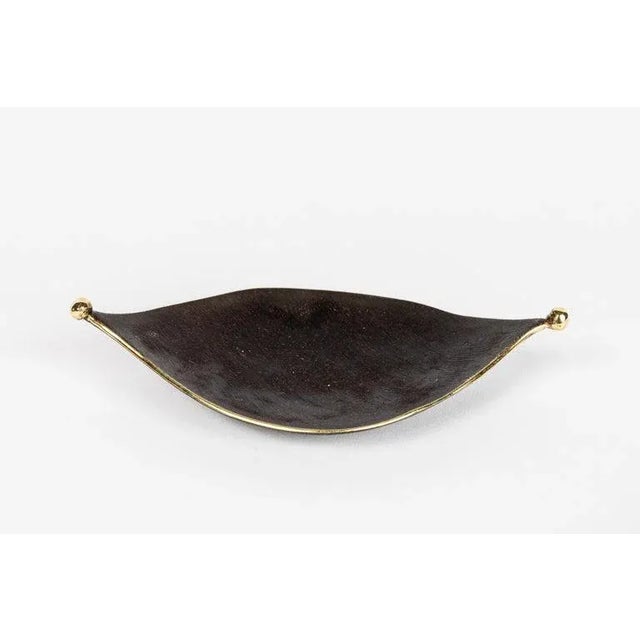 Mid-Century Modern Carl Auböck Model #3431 'Knopferl' Brass Tray For Sale - Image 3 of 11