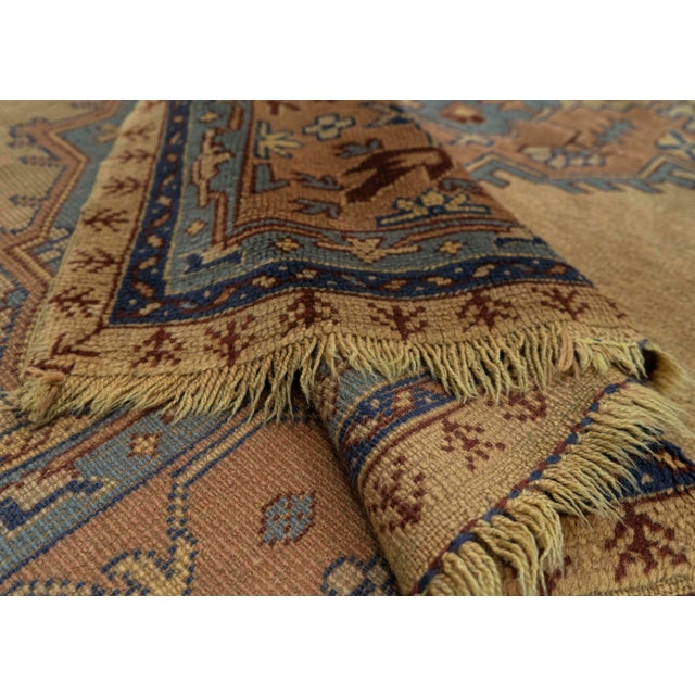 Turkish Oushak Antique Rug 10' x 12'7" #20512 For Sale In Houston - Image 6 of 8