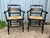 Pair of Vintage L. Hitchcock Late Federal Style Grain-Painted & Gilt-Stenciled "Fancy" Rush Seat Armchairs For Sale - Image 17 of 17