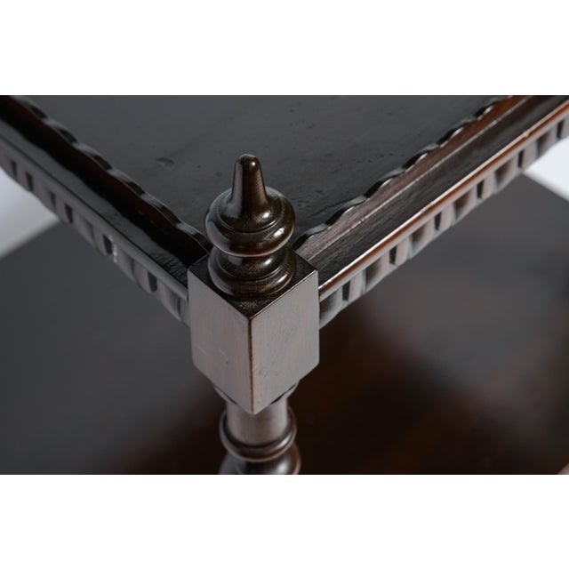 Black English Three Tier Ebonized Barley Twist What Not Etagere For Sale - Image 8 of 8