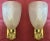 Gorgeous pair of sconces 24-karat gold by Barovier & Toso with gold inclusions. This piece is attributed to the mentioned...