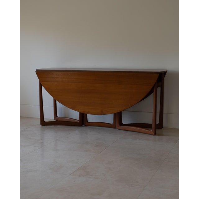 1960s Attributed to Hvidt & Molgaard Nielsen Hm6 Drop Leaf Dining Table for France & Son, Denmark For Sale - Image 16 of 16