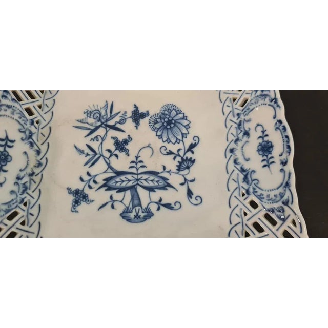 1950s Meissen Blue Onion Dish, 1950s For Sale - Image 5 of 9