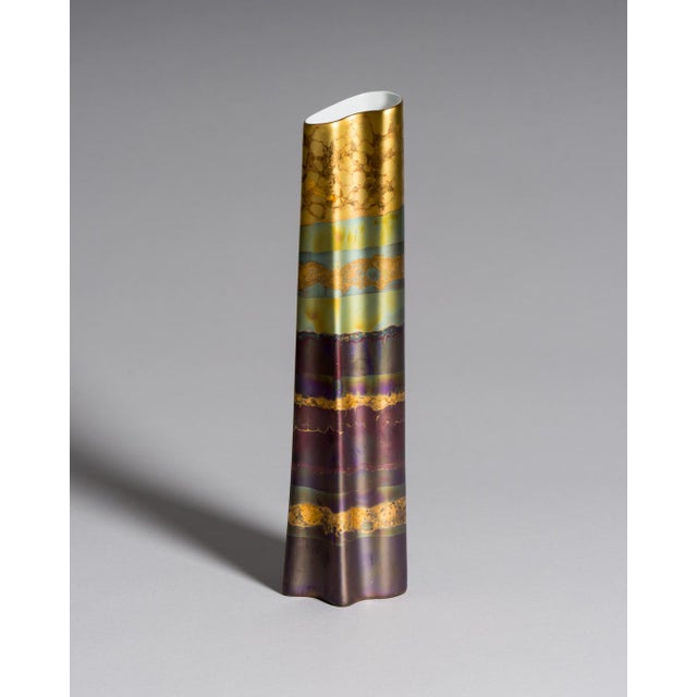Eosin Porcelain Vase Trio by Johan Van Loon and Helmut Drexler for Rosenthal, 1990s, Set of 3 For Sale - Image 16 of 18