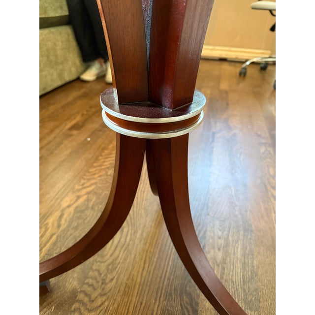 Vintage Pedestal Table by Bolier and Company For Sale - Image 4 of 8