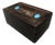 Vintage Rosewood Puzzle Box With Turquoise Inlay & Hidden Lock Mechanism For Sale