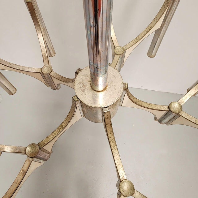 Vintage Chandelier by Gaetano Sciolari for Sciolari, 1970s For Sale - Image 12 of 15