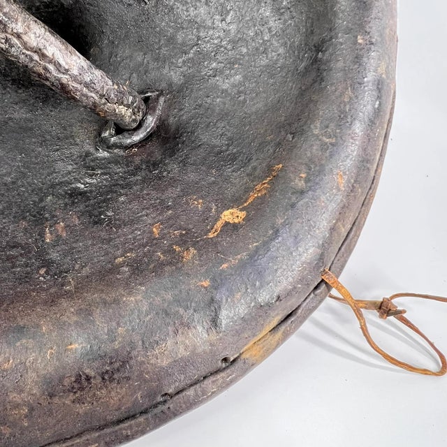 Animal Skin Early 20th Century Amarro Arussi Leather Shield Ethiopia For Sale - Image 7 of 11