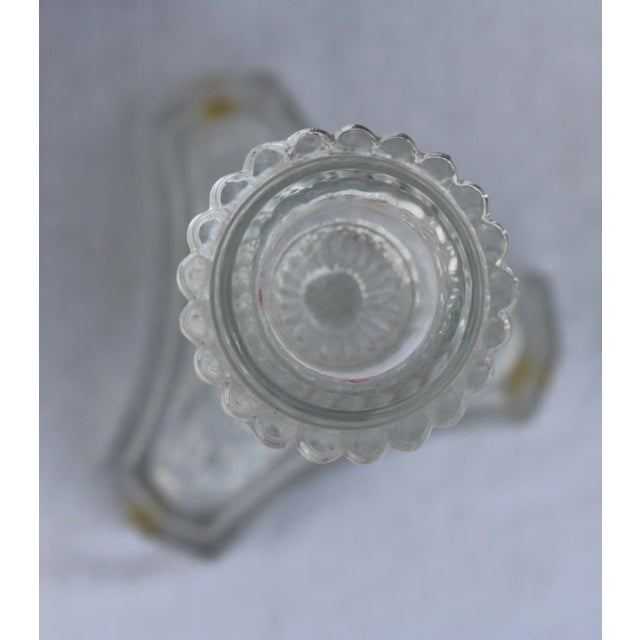 Tiffany and Co. Tiffany & Co. Clear Crystal Candlesticks With Dolphin Motif-a Pair For Sale - Image 4 of 16