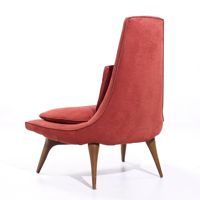 Brown Karpen of California Mid Century Slipper Chair - Pair For Sale - Image 8 of 12