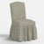 Spritely Home Stoffer Home x Cloth & Company Thelma Ruffle Camel Back Dining Chair in Laurel Mini Gingham For Sale - Image 4 of 7