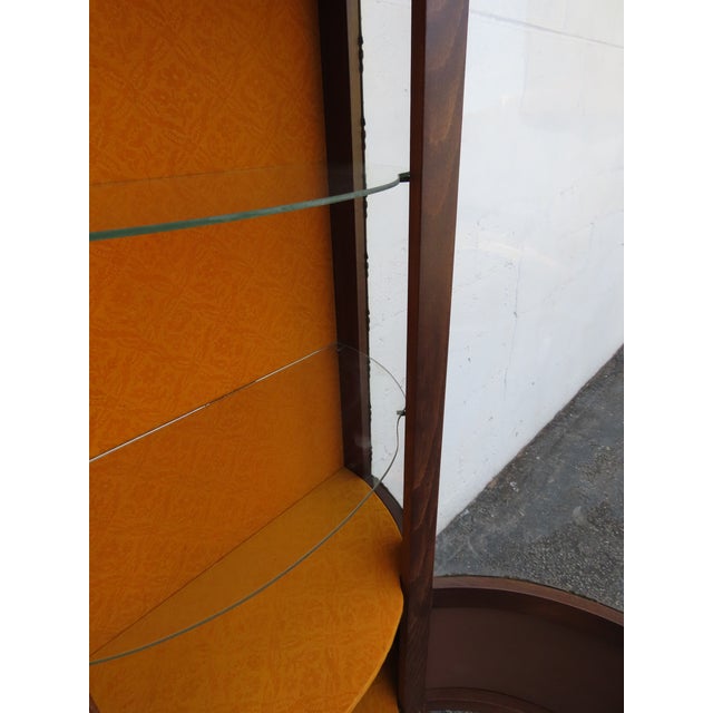 French Hand Painted Vitrine Display Curio Cabinet Cupboard 6344 For Sale - Image 11 of 18