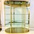 Hollywood Regency 1980s Vintage Hollywood Regency Boho Chic Large Brass & Glass Display Cabinet - 3 Piece Set. For Sale - Image 3 of 17