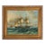 Baltimore Clipper Architect Framed Canvas Print in Ornate Antiqued Gold Frame For Sale