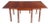 1940s Willett Wildwood Cherry Drop Leaf Gateleg Farmhouse Barley Twist Dining Table For Sale
