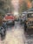Gray Late 20th Century Kinkade, Thomas. Carmel, Sunset on Ocean Avenue Limited Edition Framed Lithograph. For Sale - Image 8 of 12