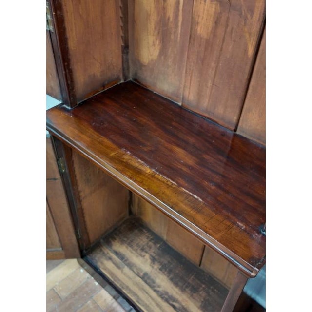 Late 19th and Early 20th C. Glazed Mahogany Library Cabinets - A Pair For Sale - Image 11 of 12