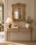 Vintage Neoclassical Hand-Carved Gold Wooden Wall Mirror For Sale - Image 10 of 10