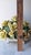 Yellow Vintage Italian Capodimonte-Style Porcelain Floral Arrangement Yellow Roses and Green Leaves Set Inside a White Textured Ceramic Basket. For Sale - Image 8 of 16