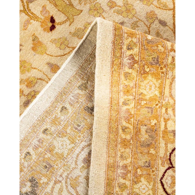 Mogul Hand-Knotted Area Rug - Ivory, 10' 0" x 19' 5" For Sale In New York - Image 6 of 8