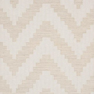 Sample - Schumacher Verne Fabric in Natural For Sale