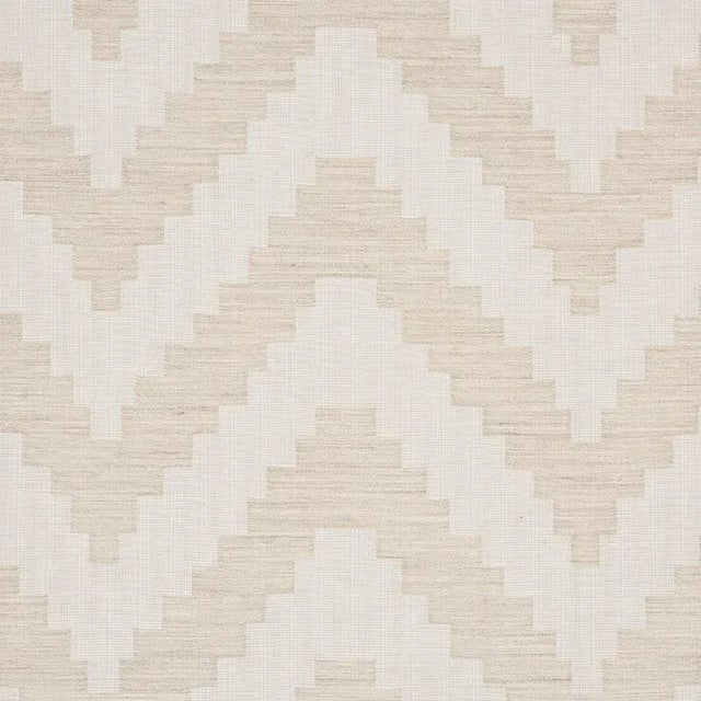Sample - Schumacher Verne Fabric in Natural For Sale