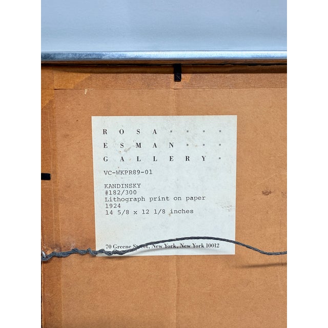 Metal Wassily Kandinsky (Russian, 1866–1944) La Tache Noire Abstract Composition, 1924 For Sale - Image 7 of 9