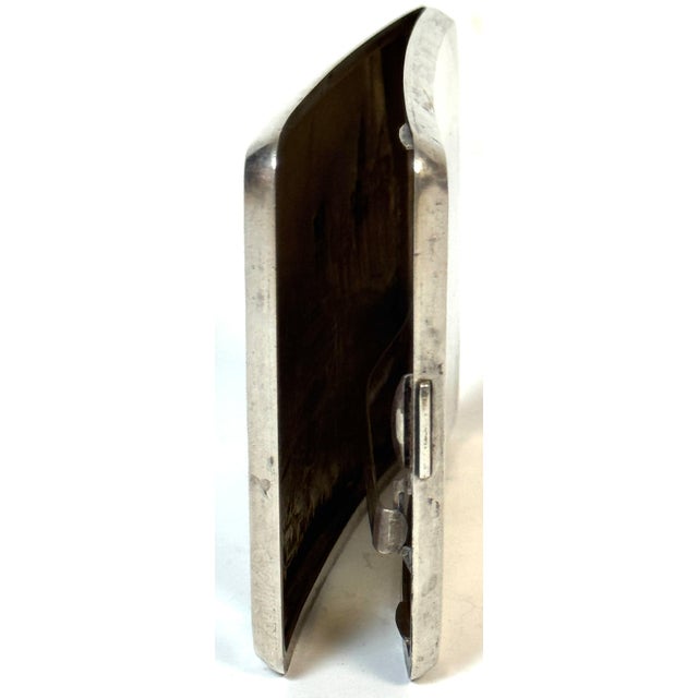 Chinese Export Silver Cigarette Case Depicting the Bund and the Angel of Peace For Sale - Image 10 of 18