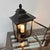 Brown Pagoda Burnished Small Metal Wall Sconce For Sale - Image 8 of 12
