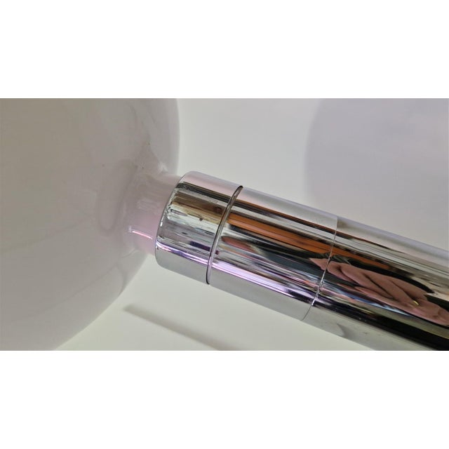 1970s Glass and Metal AM/AS Floor Lamp by Franco Albini and Franca Helg for Sirrah, 1970s For Sale - Image 5 of 14