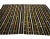 Mid-Century Modern Vintage Embroidered Striped Kilim Rug-7'1'x10'7" For Sale - Image 3 of 7