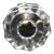 Vintage 1 In. Faceted Glass Drawer Cabinet Knob For Sale