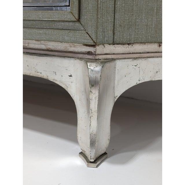 Vintage Silver Textured Wardrobe For Sale - Image 12 of 18