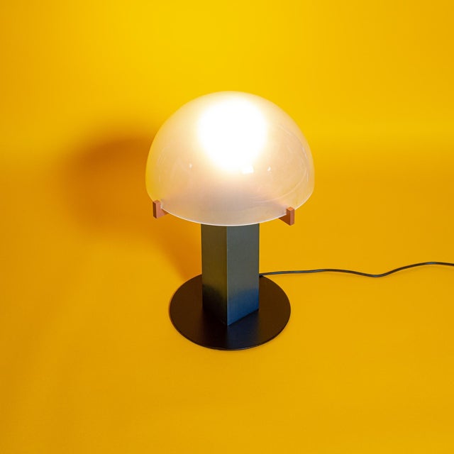 Postmodern Modernist Table Lamp by Ron Rezek For Sale - Image 3 of 9