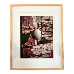 Vintage Abstract Photograph “The Pink Door R”
