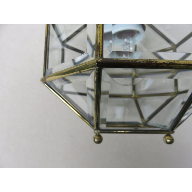 Art Nouveau Octagon Ceiling Light in the style of Adolf Loos For Sale - Image 17 of 18