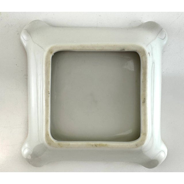 Vintage Mid-Century German Porcelain Duck Ashtray With Gilded Trim For Sale - Image 13 of 13