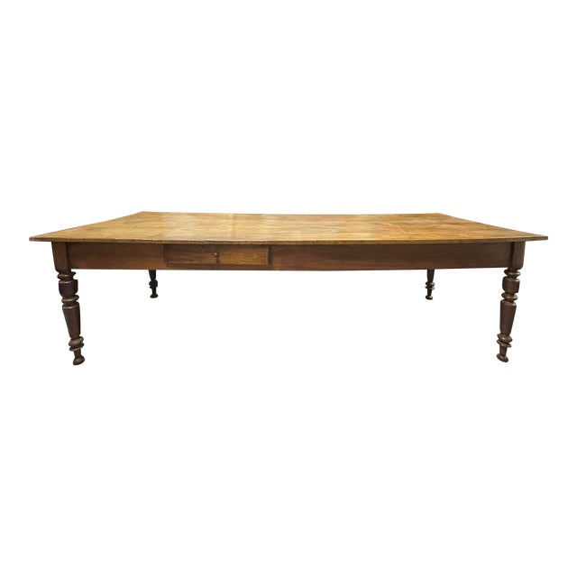 Early 20th Century Antique French Country Farm Dining Table Chairish