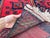 Turkmen Tribal Red Afghan Hand-Knotted Wool Runner - 5'1" X 13' For Sale - Image 11 of 11
