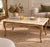 Louis XV Style Coffee Table in Gilt Bronze with Veined Marble Top, 1950s For Sale - Image 6 of 8