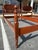 Wood Pair of Vintage Mahogany Twin Bed Frames With Oval Panel Headboards For Sale - Image 7 of 15