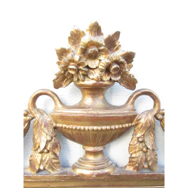 Antique Italian Neoclassical Style Giltwood Mirror For Sale In San Francisco - Image 6 of 18